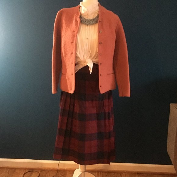 Vintage Charter Club Wrap Pleat Skirt - Picture 6 of 8